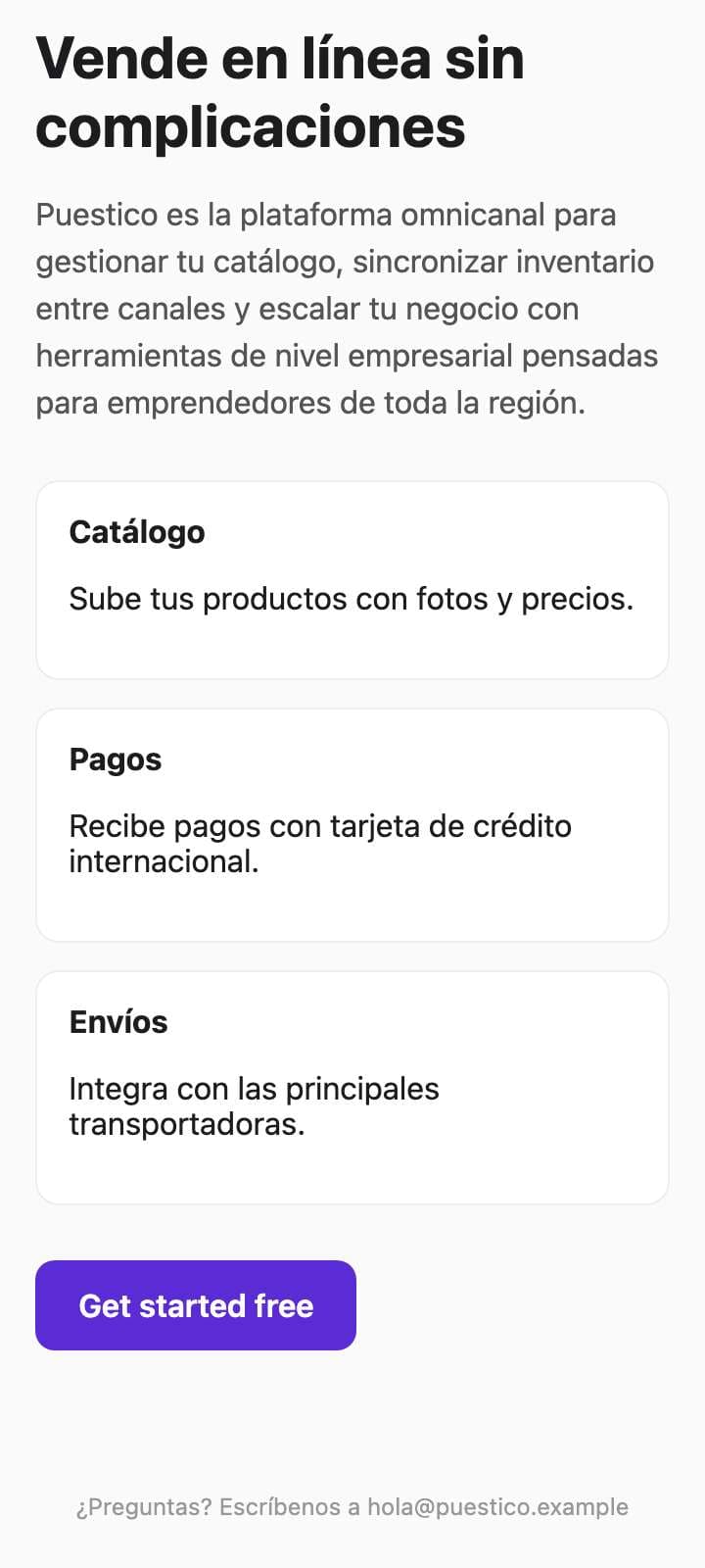 Pantalla de Daniela Pérez en el paso 2 (/).