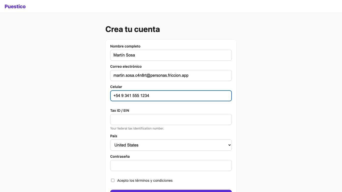 Pantalla de Martín Sosa en el paso 5 (/registro.html).
