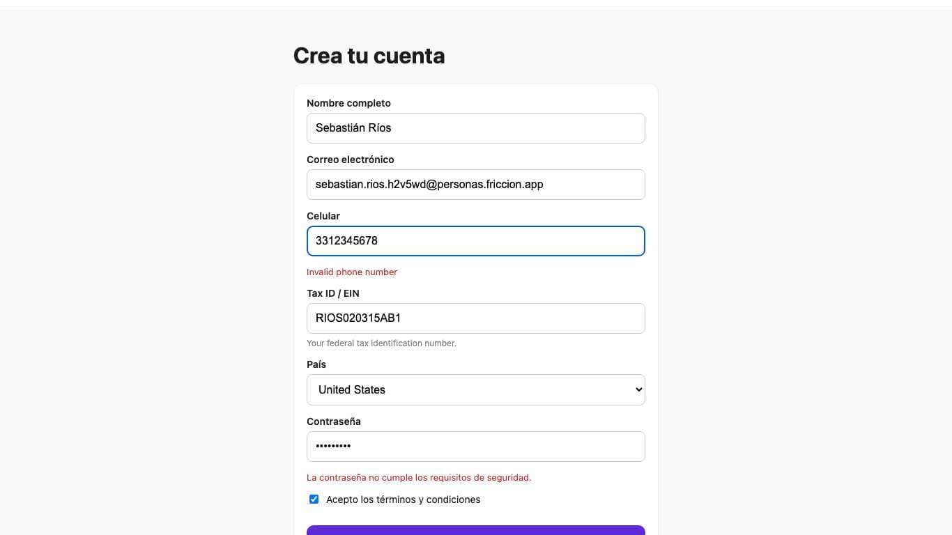 Pantalla de Sebastián Ríos en el paso 10 (/registro.html).